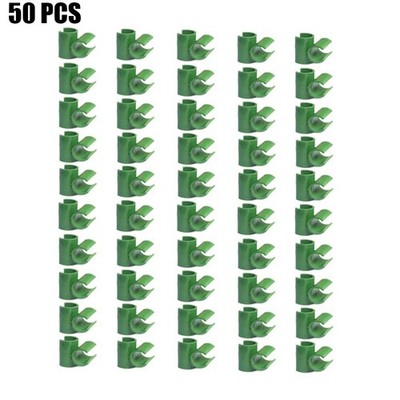 50PCS Plant Trellis Connector Clip Garden Stake Connectors Cross-Buckle Fixing