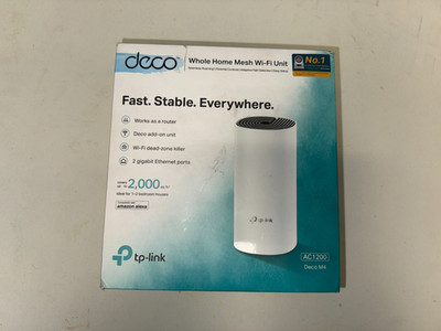 TP-Link Deco M4 AC1200 Whole Home Mesh Wi-Fi Unit
