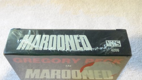 sealed VHS tape MAROONED Gregory Peck Gene Hackman 1988 Good Times - Picture 3 of 6