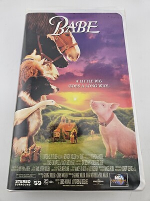 Babe The Movie VHS - Disney - 1995 - Clamshell **Buy 2 Get 1 Free**