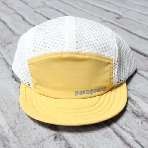 New Patagonia Duckbill Cap Mesh Hat Running Cycling SP23 Surfboard Yellow