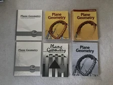 📘📕📗ABeka PLANE GEOMETRY ~Lot Of 6~In GREAT condition! Like New!