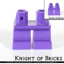 LEGO Minifigure Legs Short DARK PURPLE Solid Plain Jean