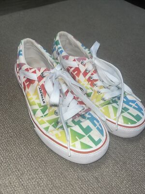 Airwalk Alya Womens Rainbow Print Shoes Sz