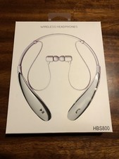 Black or white WIreless Headphones w/ Extra Earpads and charger. NEW IN BOX