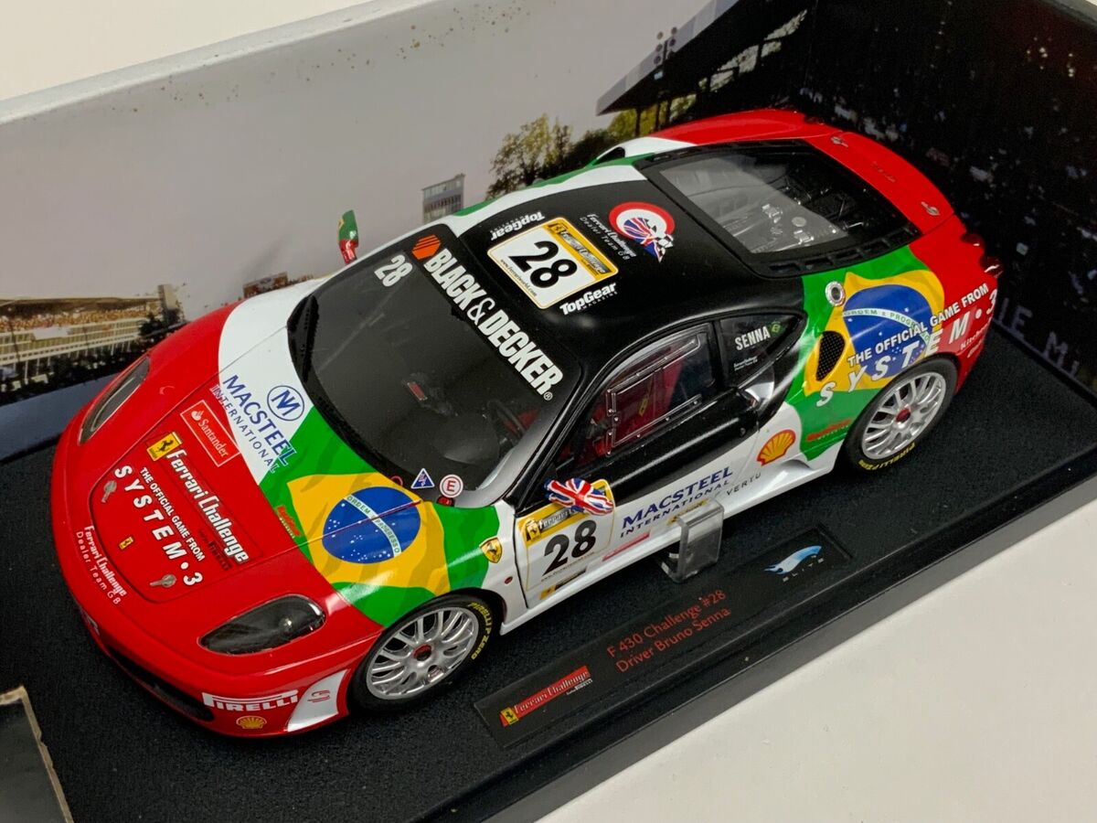 1/18 Hot Wheels Elite Ferrari F430 Challenge Car #28 of 1/18 Hot Wheels Elite Ferrari F430 Challenge Car #28 of