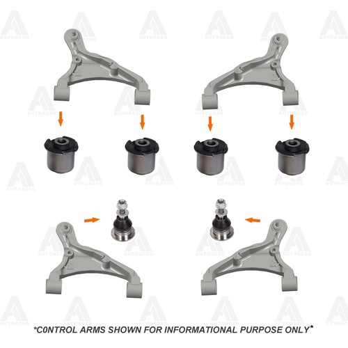 Front Rear Control Arm Ball Joint & Knuckle Bushing Kit 24p For Land Rover LR3/4 - Bild 6 von 18