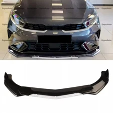 For Kia Forte Universal Front Bumper Lip Spoiler Splitter Gloss Black White