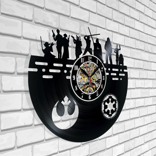 Star Wars Vinyl Schallplatte Wanduhr Geschenk Überraschung Ideen Freunde... - Bild 3 von 6