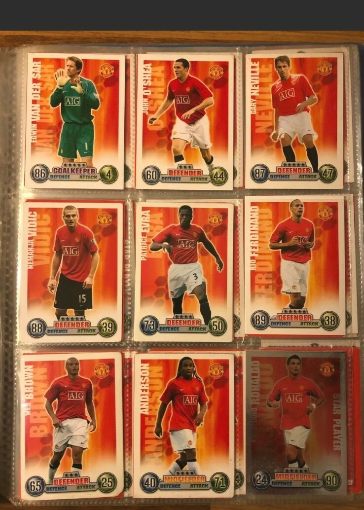 COMPLETE Match Attax Collector Binder 07/08 eBay