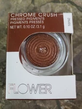 FLOWER BEAUTY CHROME CRUSH EYESHADOW TOPAZ brown glitter pigments