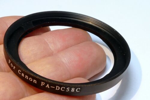 Metal 58mm Screw in Lens adapter ring for Canon FA-DC58C SX50 SX40 HS SX30 - Picture 1 of 10