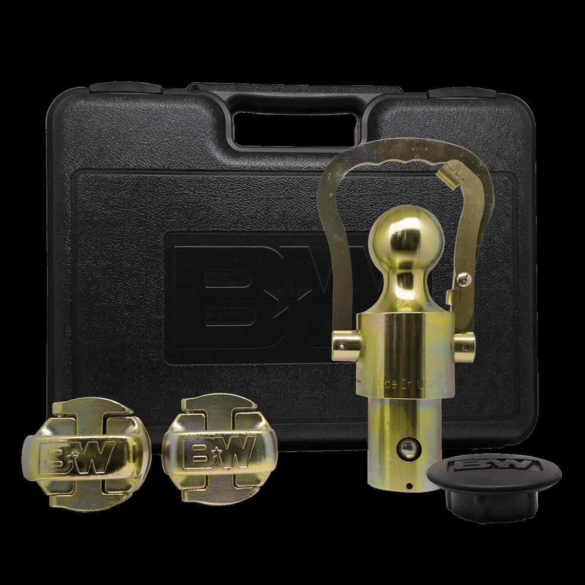 B&W Gooseneck Trailer Hitch Ball & Safety Chain Kit fits GM