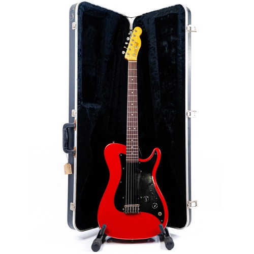 1981 Fender Bullet S-1 Standard Red w/ Integrated Pickguard/Bridge, OHSC - Picture 3 of 18