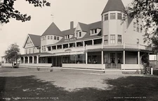 Hotel Mervue St. Clair Flats MI c1890s RPPC Photo Postcard COPY