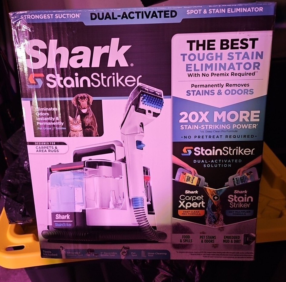 Shark PX201 StainStriker Portable Carpet Cleaner 622356605076| eBay