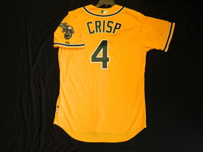 Majestic AUTHENTIC SIZE 52 2XL, OAKLAND A'S COCO CRISP COOL BASE Jersey  NICE!