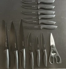 Home Hero Kitchen Knives 12 Knives + Scissors Steak Serrated Pairing Utility…
