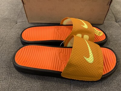 ぱ*ー様 Nike Benassi Solarsoft SLD2 FCRB QS Nike Benassi Solarsoft Soccer Slide sandals Men's size 11 sunset