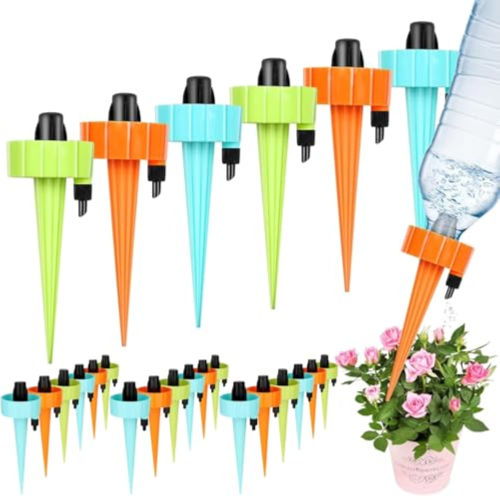 24 Pieces Drip Bottle Irrigations, Drip Irrigations Water Dispenser, Automatic W