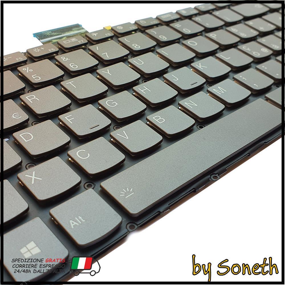 Tastiera italiana RETROILLUMINATA per LENOVO IDEAPAD 5-15IIL05 81YK GRIGIA