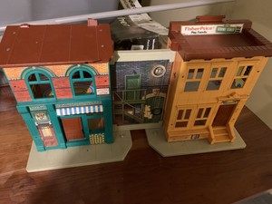 sesame street neighborhood playset