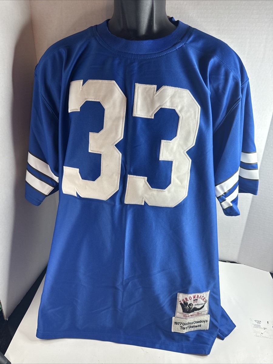 Mitchell &amp; Ness - NFL カウボーイズ 33 トニードーセット　ユニフォーム ゲームシャツ　56 Mitchell & Ness NFL Dallas Cowboys #33 TONY DORSETT