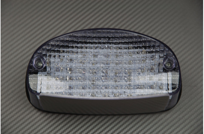 Feu stop LED transparent et clignotants intégrés Suzuki GS E 500