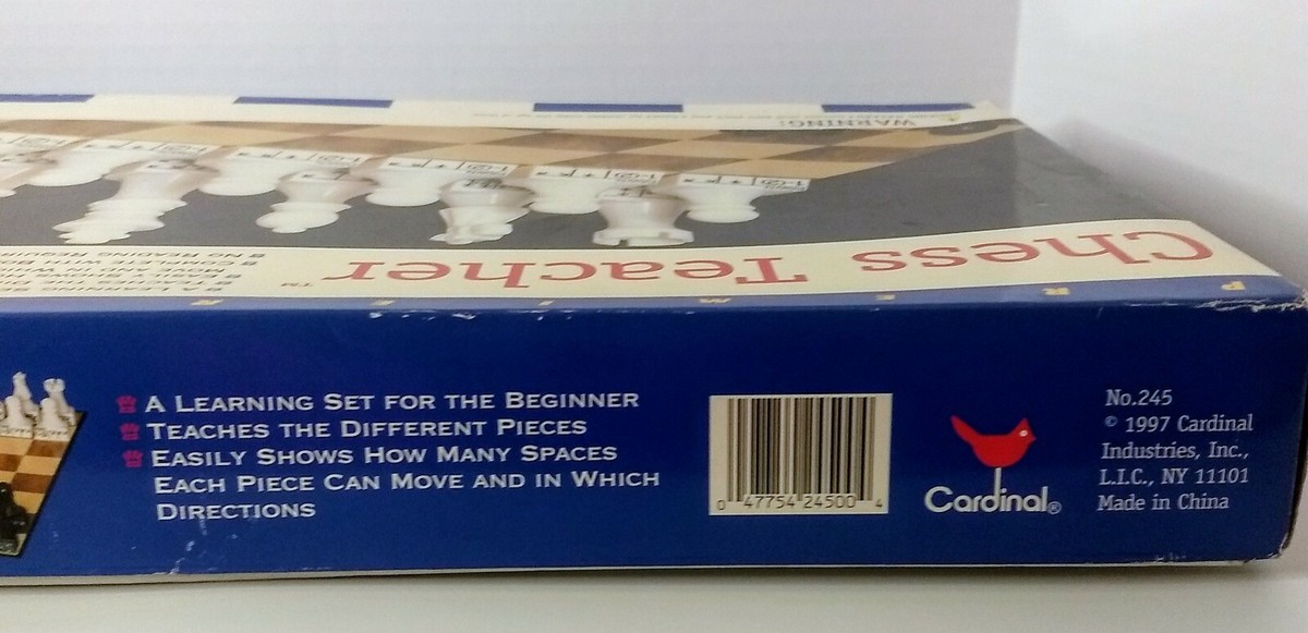 1997 Premier Edition CHESS TEACHER No. 245 by Cardinal