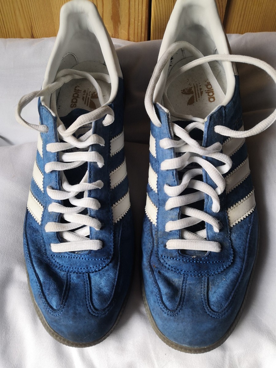 adidas Originals spezial handball Shoes in blue white uk