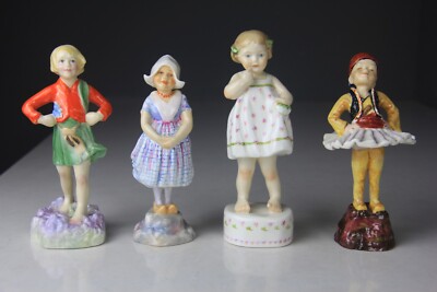 Royal Worcester Porcelain Figurines by F.G. Doughty
