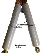 2 x Stossdämpfer Vorne Federbein ZNEN 50er -125er China Motorroller Retro Roller