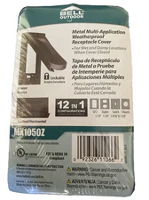 Hubbell-Bell MX1050Z Single-Gang Vertical/Horizontal Weatherproof Universal Flip