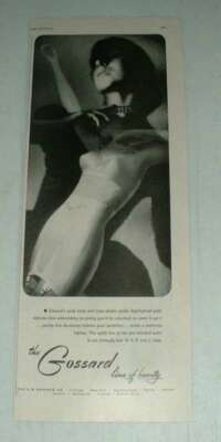 1948 Gossard Girdle and Bra Ad - Line of Beauty