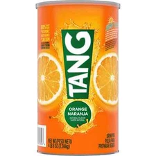 Tang Orange Drink Mix 72 oz Canister – Naturally Flavored Powdered Beverage.