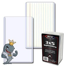 BCW 3x5 Interior Topload Holder 25ct Pack FREE SHIP