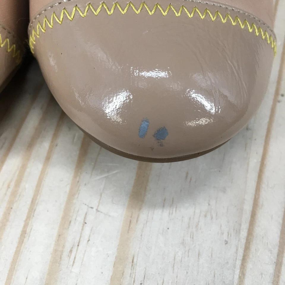 Zapatos de salón de cuña Cole Haan para mujer 7,5B tostado Milly sin cordones informales cómodos charol Foto 3 de 4