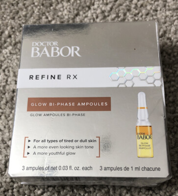 DOCTOR BABOR Refine RX Glow Bi-Phase Ampoules Travel Size Limited Edition (3 Pie