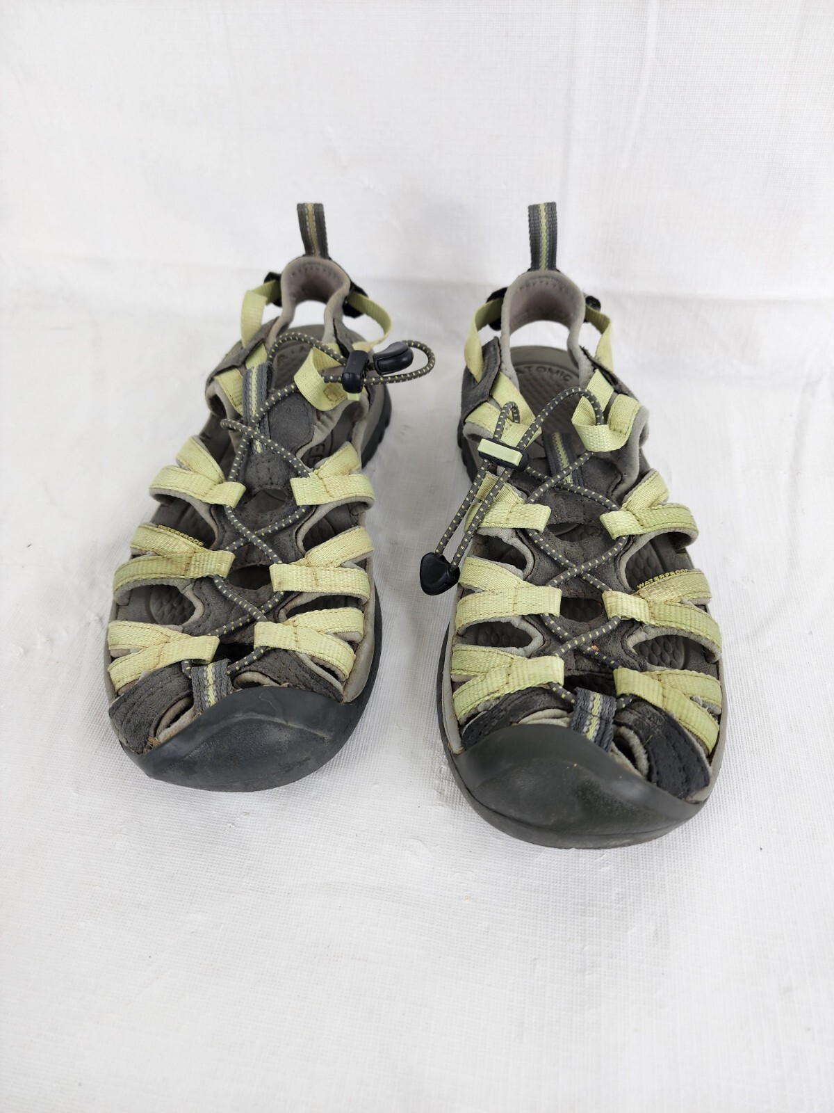 Sandali da trekking KEEN da donna verdi grigi taglia 9
