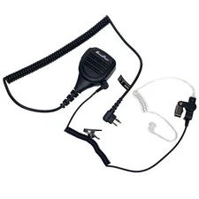 2 Pin Shoulder Microphone Speaker Mic for Motorola Radios CP200D CLS1110 RDU4100