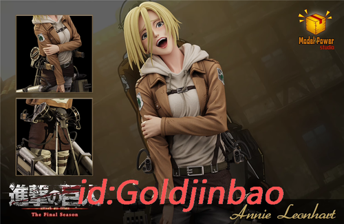 Model Power Studio Attack On Titan Annie Leonhart Statue In Stock H31cm Painted - Picture 3 of 7
