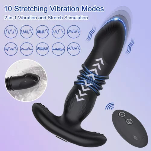 P-Spot Vibrator Anal Butt Plug Dildo Prostata Massager Sexspielzeug für Männer💕 - Bild 8 von 24