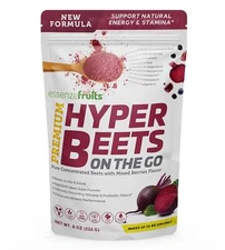 Nitric Oxide Booster - Beet Root Powder - 8oz (226g) Essenzefruits Hyper Beets