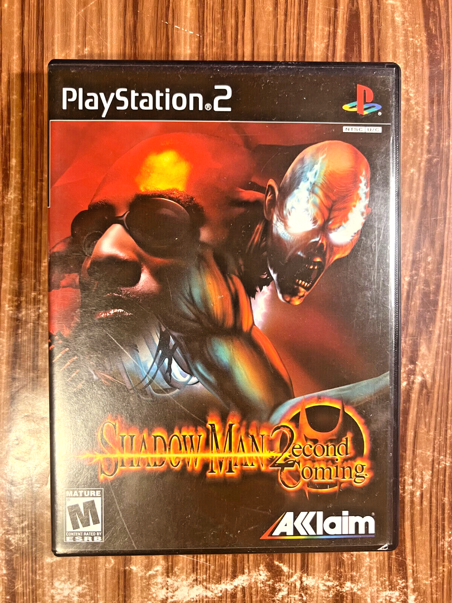 Shadow Man 2econd Coming Sony Playstation 2 Video Game 2002