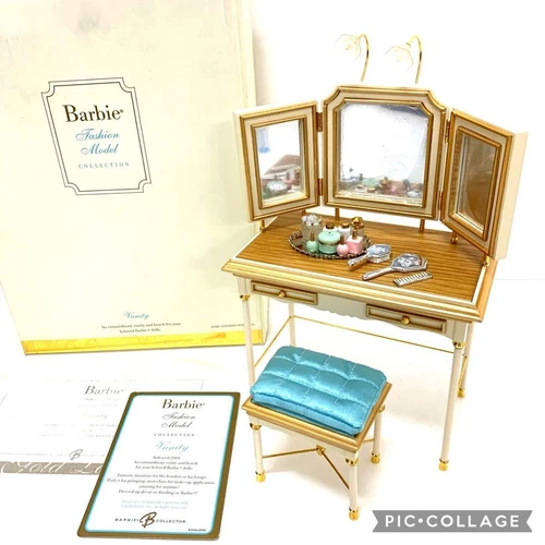 Rare Vintage Barbie Fashion Model Collection Silkstone Vanity Gold Label B3436
