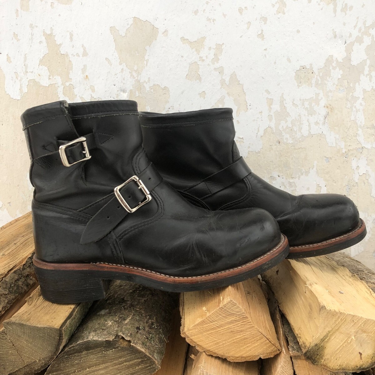 靴 Knapp Engineer BOOTS 9 1/2EE USED Vintage Engineer Boots: KNAPP ENGINEER BOOTS