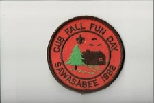 1988 Sawasabee Cub Fall Fun Day patch