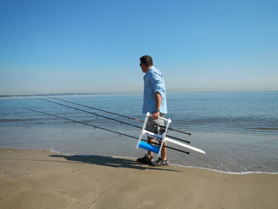 钓鱼竿支架沙钉钓鱼杆支架冲浪钓鱼海滩钓鱼 — 第 4/4 张图片