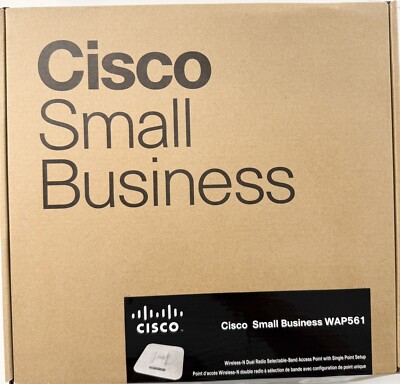 Cisco (WAP561-A-K9) Wireless-N Dual Radio Access Point with Single Point Setup