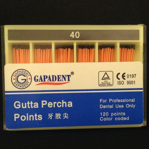 Dental Taper 0.02/0.04/0.06 Endodontic Root Canal 120 Points Gutta Percha Paper - Picture 39 of 53
